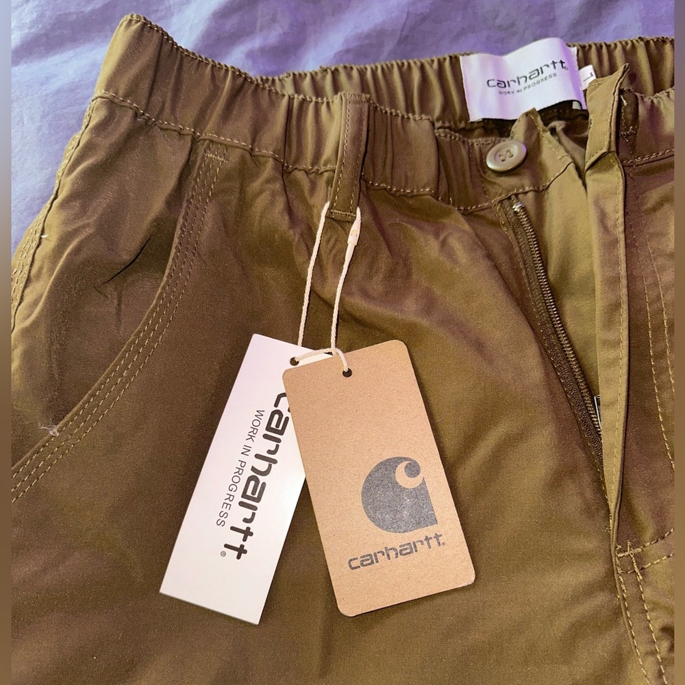 Carhartt Work in Progress Brown Cargo Pants (duals as shorts) BRAND NEW